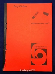 Original Bang & Olufsen Master Control Link Servicehandbuch - Bild 1 von 1