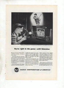 RCA Radio Corporation of America - Vintage Magazin Anzeige - 1948 - Bild 1 von 2