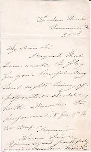 Popular Actriz Inglesa LOUISA CRANSTON NISBETT c.1845 CARTA AUTOGRÁFICA FIRMADA - Imagen 1 de 1