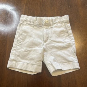 Crewcuts Toddler Boys Chino Shorts White Size 3 Adjustable Waist - Picture 1 of 6