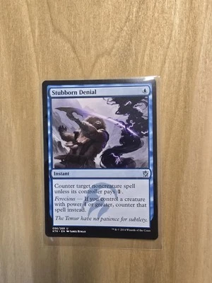 Stubborn Denial - #056/269 (NM) Khans of Tarkir KTK Magic MTG - Regular - Image 1 of 2