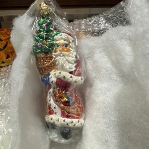 Vintage Christopher Radko Kris Kringle Ornament With Tag And Radko Box - Picture 1 of 4