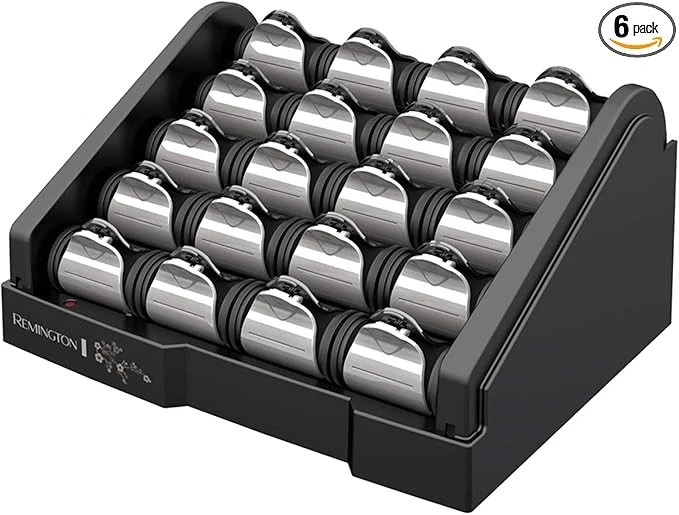 Remington H9000 Pearl Ceramic Heated Clip Hair Rollers 20 Rollers Pink - Image 1 of 1