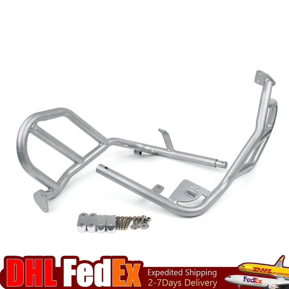 Barras de protección superior contra choques para BMW R1200GS 2004-2012 plateadas #2 Foto 1 de 4