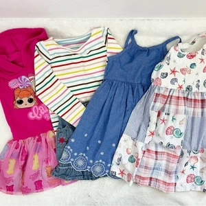 Lot of Girls Dresses & Skirt Outfit Boden Blueberi L.O.L Circo Cat & Jack 4-5T - Picture 1 of 16