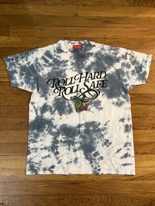 Full Send Shirt Mens Medium White Gray Tye Dye Roll Hard Roll Safe - Picture 1 of 7