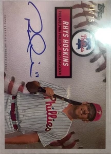 2019 Topps Brooklyn Collection Autographs#BCA-RHO Rhys Hoskins - Picture 1 of 2