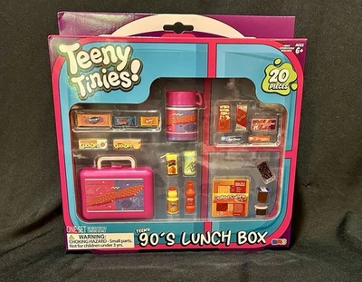 Teeny Tinies 90's Lunch Box New Miniature Play Food-Rare-Hard To Find! - Image 1 of 4