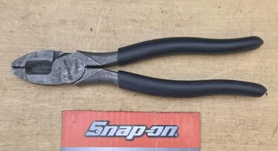 Snap On 57AHLP - 7-1/2" Long Soft Black Grip Linemans Pliers - Image 1 of 4