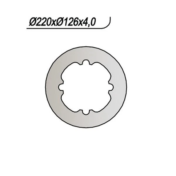 REAR BRAKE DISC HUSQVARNA TE 570 2004-2004 659706#80 - Image 1 of 1