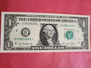 2013 B ONE STAR NOTE DUPLICATE  05804682 RARE UNCIRCULATED, MINT. FREE SHIPPING - Picture 1 of 4