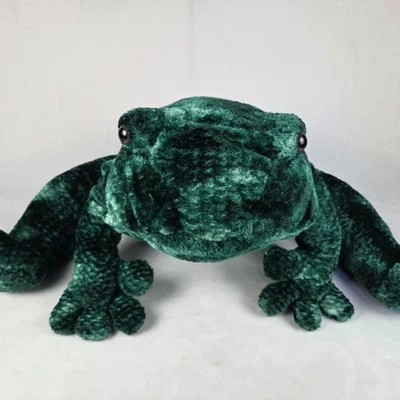 Animal Alley Green Frog Toad Plush 2000 Spotted 36”! - Image 1 of 4