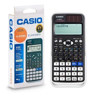Taschenrechner Casio FX 991DE X Wissenschaftlicher Rechner Solar + Arbeitsbuch - Bild 1 von 7