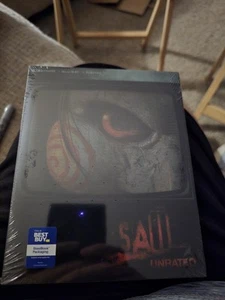 Saw (4k UHD•Blu-ray•Digital) Limited Edition Best Buy Steelbook Slip Cover NEW - Picture 1 of 2