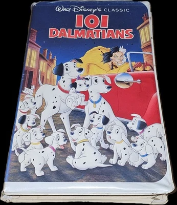 USED - 101 Dalmatians VHS Walt Disney Classic (clam shell case damage) - TESTED - Image 1 of 4