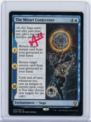 SIGNED Magic the Gathering The Mirari Conjecture Dominaria 057/269 James Arnold - Image 1 of 2