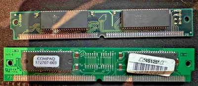 Samsung KMM5322200AW-7 72PIN simm 70NS tin leads NON-PARTY 8MB - Image 1 of 2