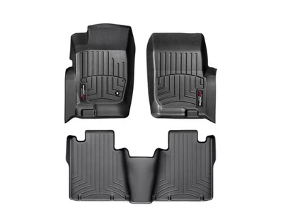Forro de piso WeatherTech para Ford Explorer 2002-2005 - primera y segunda fila, negro Foto 1 de 4