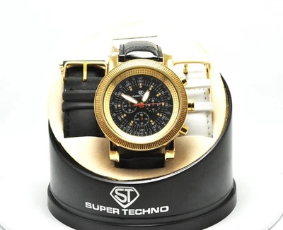 Relógio de diamante Super Techno I-5389 0,12 ct - Imagem 1 de 3