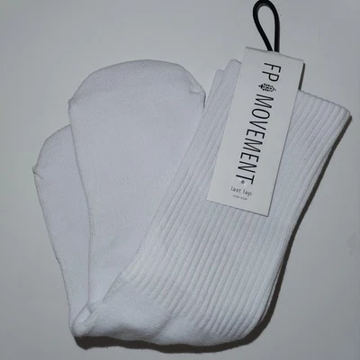 Meias tubulares femininas Free People tamanho único - Lucky Honey Last Lap MSRP $20 cada - Imagem 1 de 4