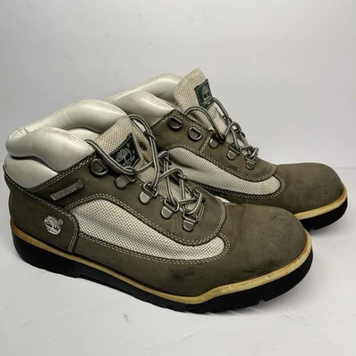 Timberland  Vintage Grayish Green Suede Hiking Trail Boot Women Size 7m - Image 1 of 4