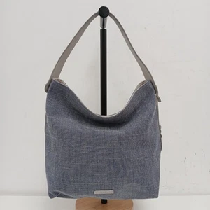Fossil Bag Ladies Blue Leather Blend 36cm 30cm 12cm Hobo Chambray RMF03-MS - Picture 1 of 10