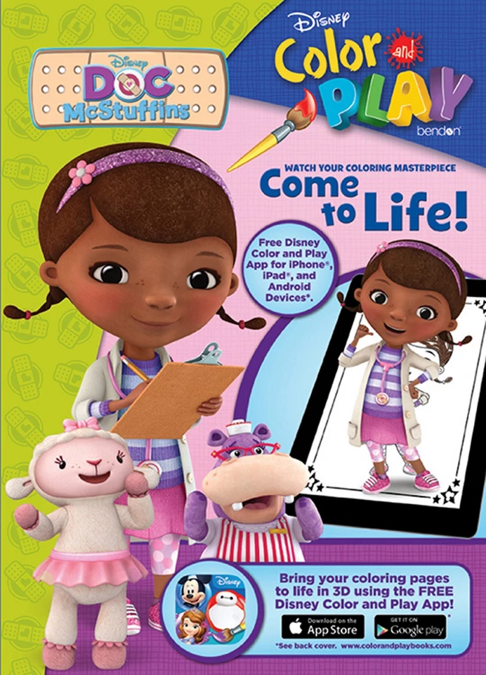 NUEVO Libro para colorear y actividades Disney Doc McStuffins 128 páginas colorear y jugar Foto 1 de 1