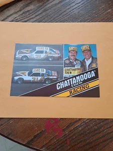 Vintage Larry & David Pearson Driver Card Chattanooga Chew Swisher Sweets Nascar - Picture 1 of 3