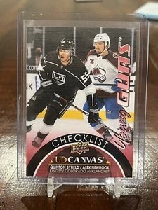 2021-22 Upper Deck UD - Byfield - Newhook - Young Guns Checklist - Canvas - Picture 1 of 1