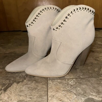 Botines Nine West Sera para mujer talla 9 en beige SN-wnSERA Foto 1 de 4