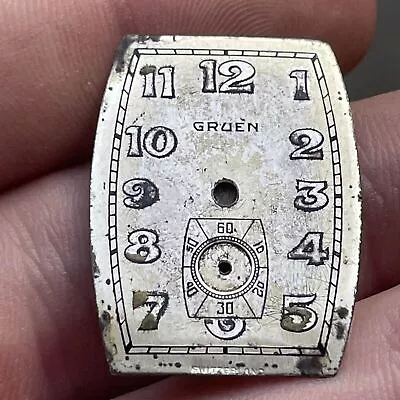VTG Gruen Watch Co. Watch Face for Parts - Image 1 of 4