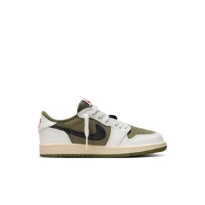 Air Jordan 1 Retro Low OG SP (PS) Travis Scott Medium Olive DO5442-200 - Picture 1 of 7