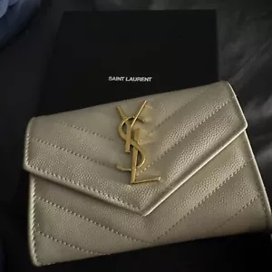 YSL Saint Laurent Small Monogram Envelope Wallet - Picture 1 of 6