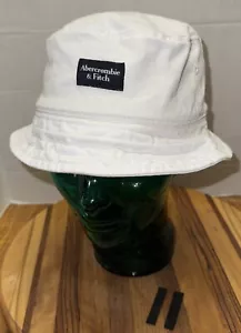 YOUTH ABERCROMBIE & FITCH BUCKET HAT WEISS OSFM IN SEHR GUTEM ZUSTAND #11 - Bild 1 von 3