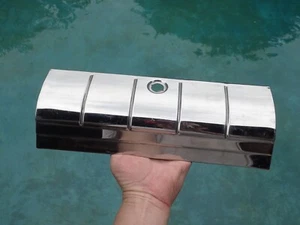 1955-56 Pontiac chrome glove box door, NOS! - Picture 1 of 10