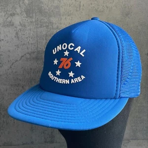 RARE NEW Vintage 76 Unocal Southern Area Gas Trucker Hat SnapBack 1980's Y2K - Picture 1 of 10