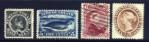 NEUFUNDLAND KANADA Queen Victoria 1894 neue Farben Satz SG 59 bis SG 61 POSTFRISCH & FU - Bild 1 von 2