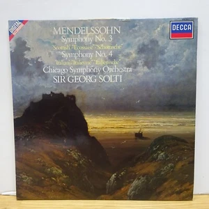 414 665 1 MENDELSSOHN Symphony no 3 CSO SIR GEORG SOLTI DECCA STEREO LP EX - Picture 1 of 6