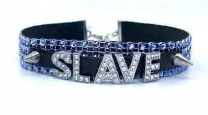 Bondage Set Halsband Sklave Fessel Choker Halskette Gimp Hotwife Fetisch Club BDSM - Bild 1 von 4