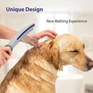 With Flex Hose Dog Shower Head Dog Shower Wand Pet Shower Attachment - Picture 1 of 12