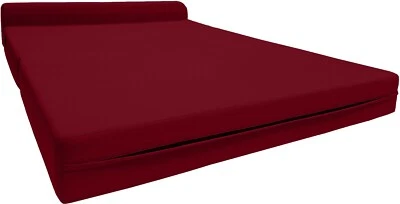 Red Sleeper Chair Folding Foam Beds, Portable Sleepover Sofa Bed 6x48x 72 - Image 1 of 4