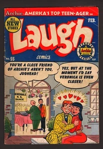 Publicaciones de cómics de Archie Laugh 55 de febrero de 1953 Katy Keene Suzie Ginger Wilber - Imagen 1 de 6