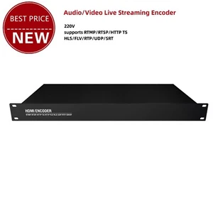 4-CH Audio Video Live Streaming Encoder HDMI to Network 1080P 60FPS 1U Rack tp1 - Afbeelding 1 van 7