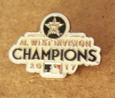 2017 Houston Astros pin AL West Division Champions MLB c45071 - Image 1 of 4