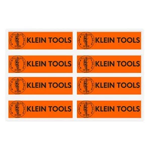Original Klein Werkzeugkiste Logo orange und schwarz 6""x4"" Aufkleberblätter - Bild 1 von 5