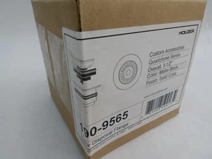 NEW HOUZER PREFERRA QUARTZSTONE MATTE BLACK COLOR DISPOSAL FLANGE 190-9565 - Picture 1 of 1