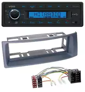 VDO Bluetooth AUX USB MP3 Autoradio für Renault Scenic Megane bis 03 grau - Bild 1 von 5