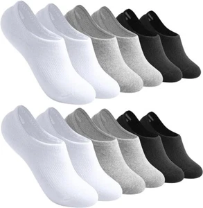 Lot 156 pieces/Premium Bamboo No Show Socks/Unisex/Comfort/Anti step silicone - Picture 1 of 5