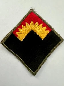 Western Defense Command OD Border US Army Patch Differnt "Sun Weave Pattern" - Picture 1 of 2