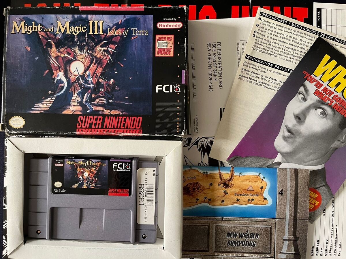 Might & Magic III: Isles of Terra Video Games for sale | eBay Might & Magic III: Isles of Terra Video Games for sale | eBay